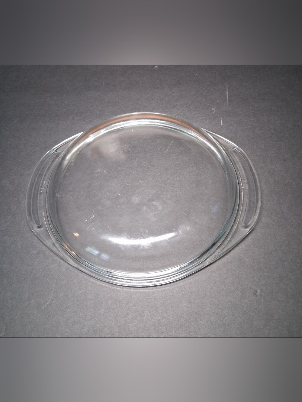Pyrex 684-C18 Clear Glass Replacement Lid With Tab Handles Casserole